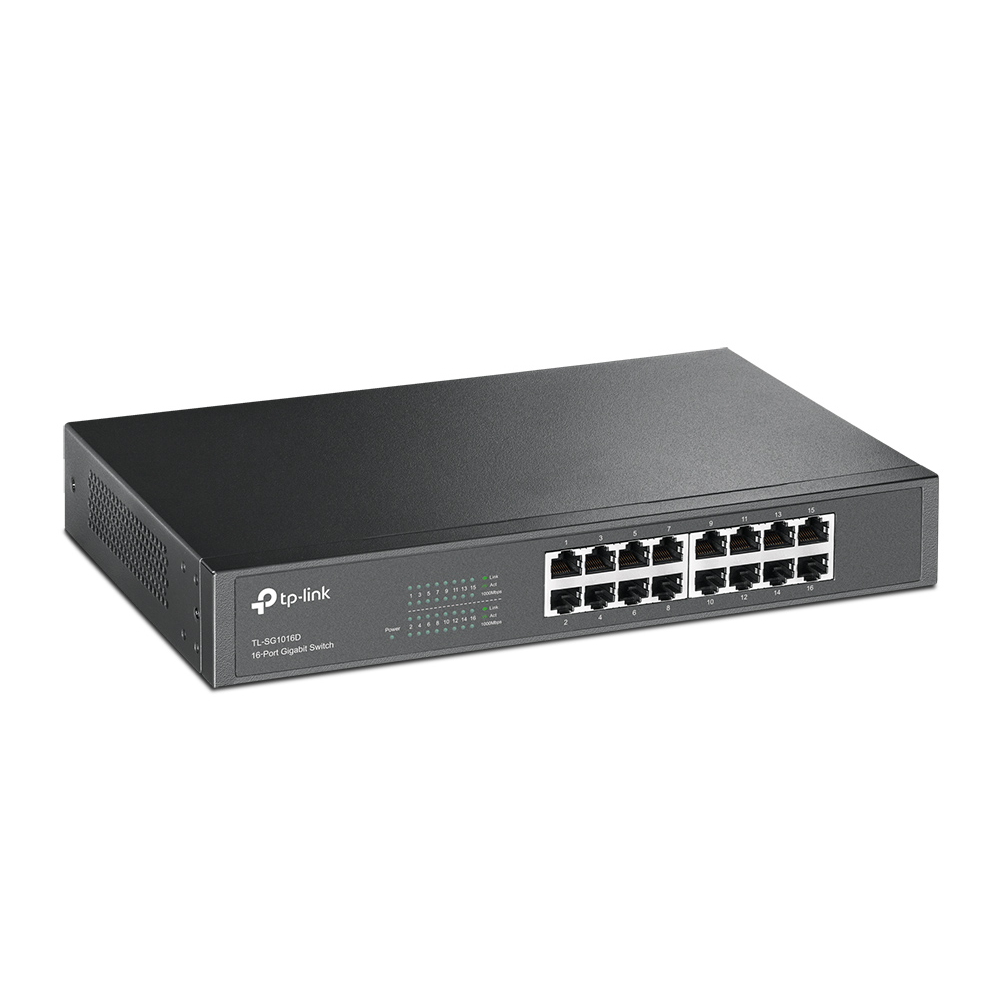 TP-LINK 16port Gigabit Yönetilemez Switch TL-SG1016D