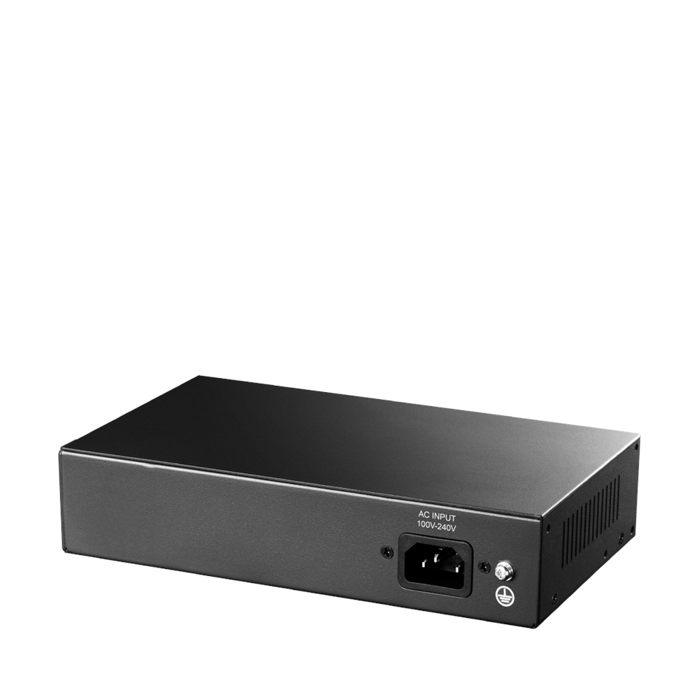 CUDY 6port-4Port PoE 60w 10/100 Yönetilemez Metal Kasa Switch FS1006P 