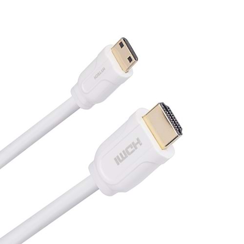 HYTECH 2metre HY-W235 Mini HDMI-HDMI Altın Uçlu 24K 1.4 Ver. 3D Kablo