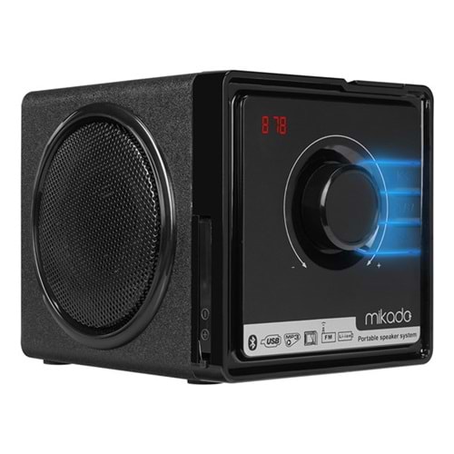 Mikado BT-236 3W 3W Siyah SD MMC Fm destekli Bluetooth Müzik Kutusu