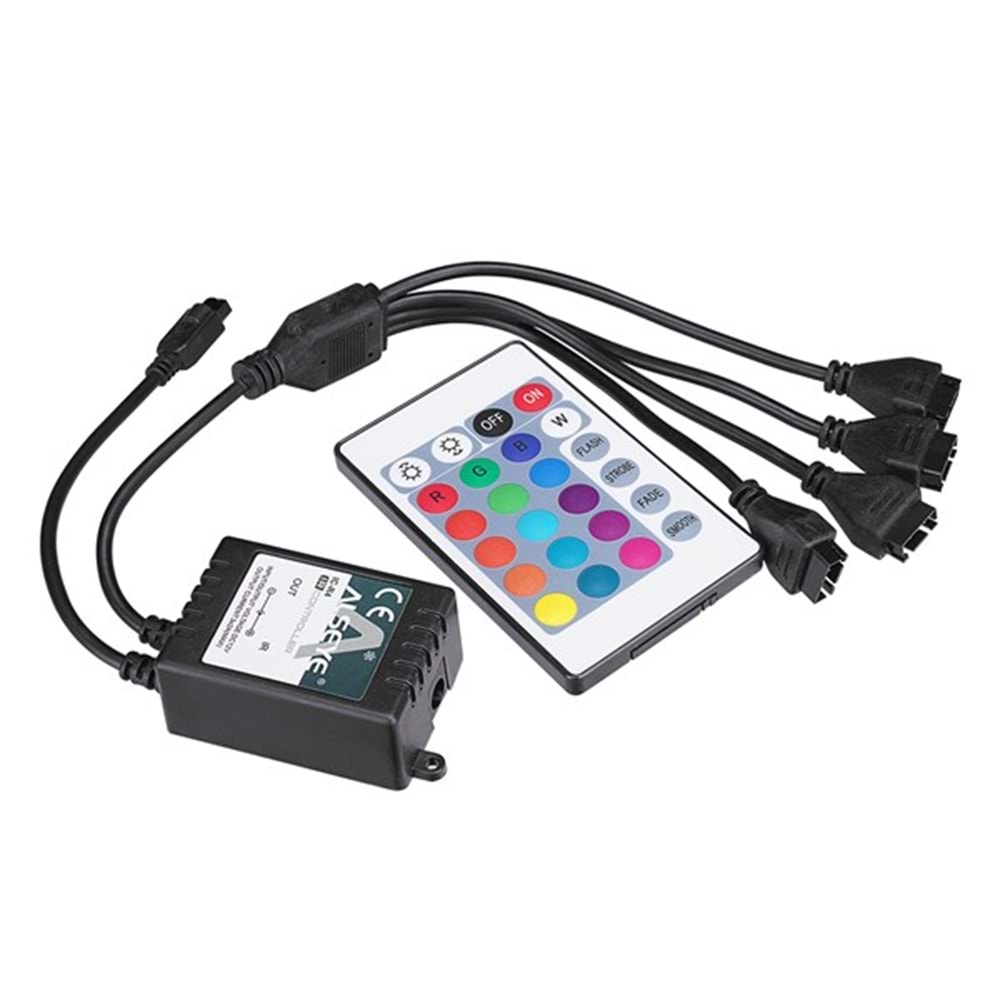 RAMPAGE IC-R4 SATA Güç Besleme Kumandalı 4 Kanal RGB Aydınlatma