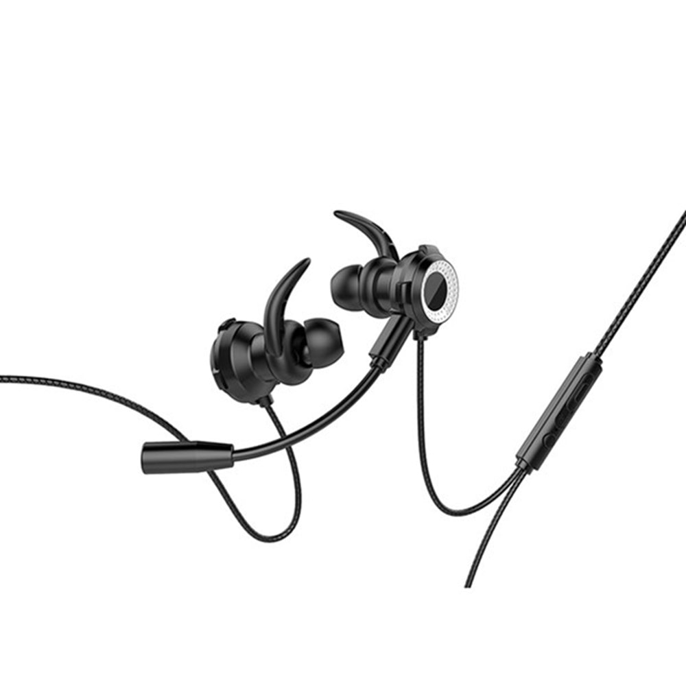 RAMPAGE RM-K21 SUPERB 3,5mm Gaming Siyah Kulak İçi Mikrofonlu Kulaklık