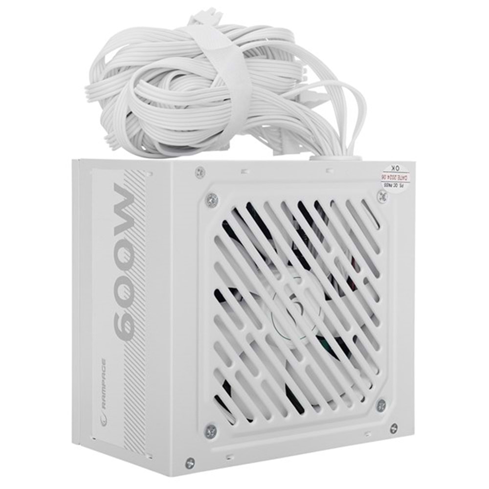 RAMPAGE 600W 80+ BRONZE RMP-600-80P POWER SUPPLY BEYAZ