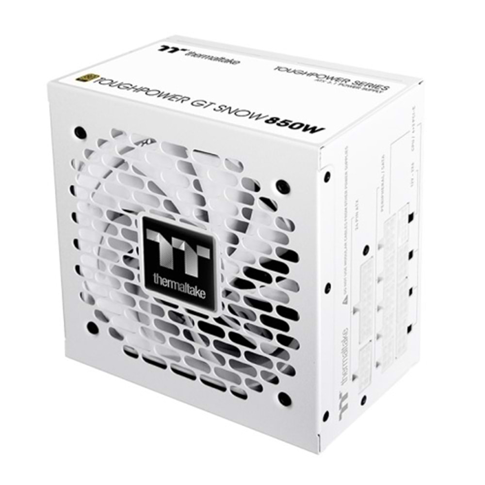 THERMALTAKE 850W 80+ GOLD TOUGHPOWER PS-TPT-0850FNFAGE-W PCIE 5.0 Tam Modüler Power Supply Beyaz