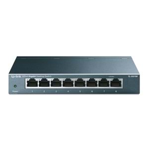 TP-LINK 8port Gigabit Yönetilemez Switch Çelik Kasa TL-SG108