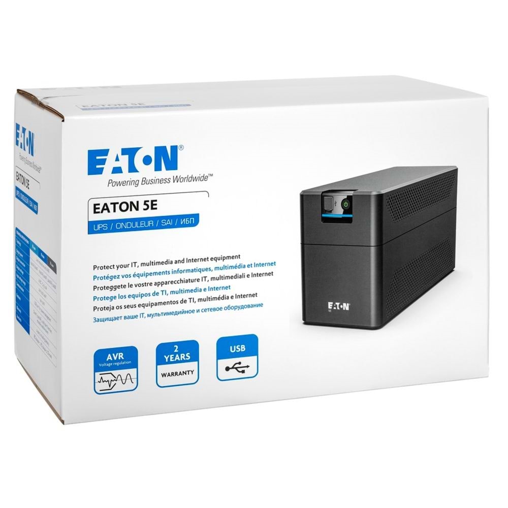 EATON 1200VA 5E1200 USB DIN(Schuko) Line Interactive Led Ekran Ups