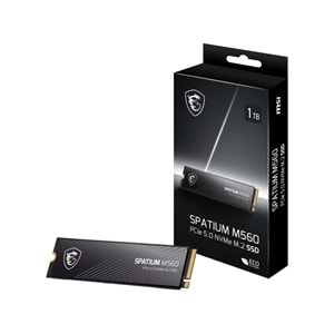 MSI 2TB SPATIUM M560 10300- 8700 MB/s M2 NVME GEN5 DİSK