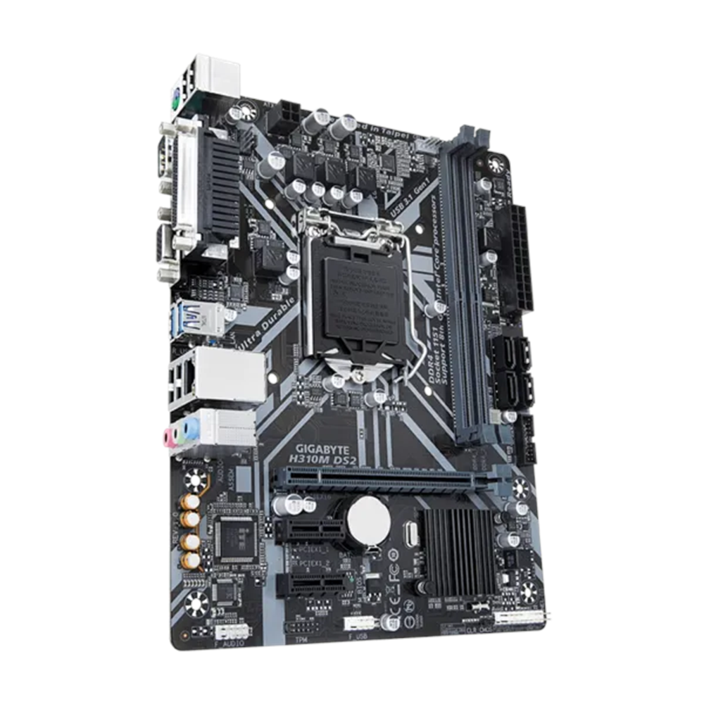 GIGABYTE H310M-DS2 DDR4 PCIe 16X v3.0 1151p v2 mATX