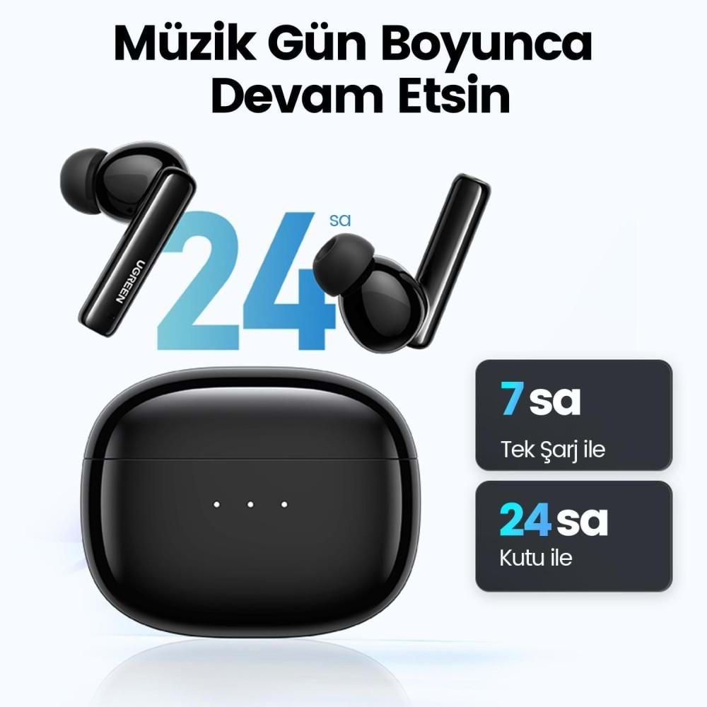 Ugreen HiTune T3 Anc Bluetooth 5.2 K.suz Kulaklık Gürültü Engelleyici 90401