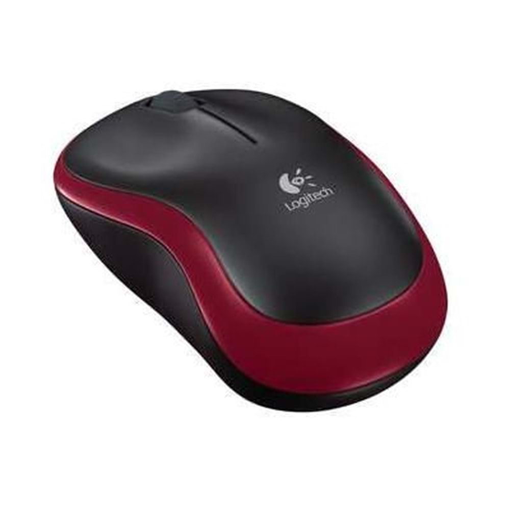 Logitech 910-002237 M185 Kablosuz mouse,kırmızı