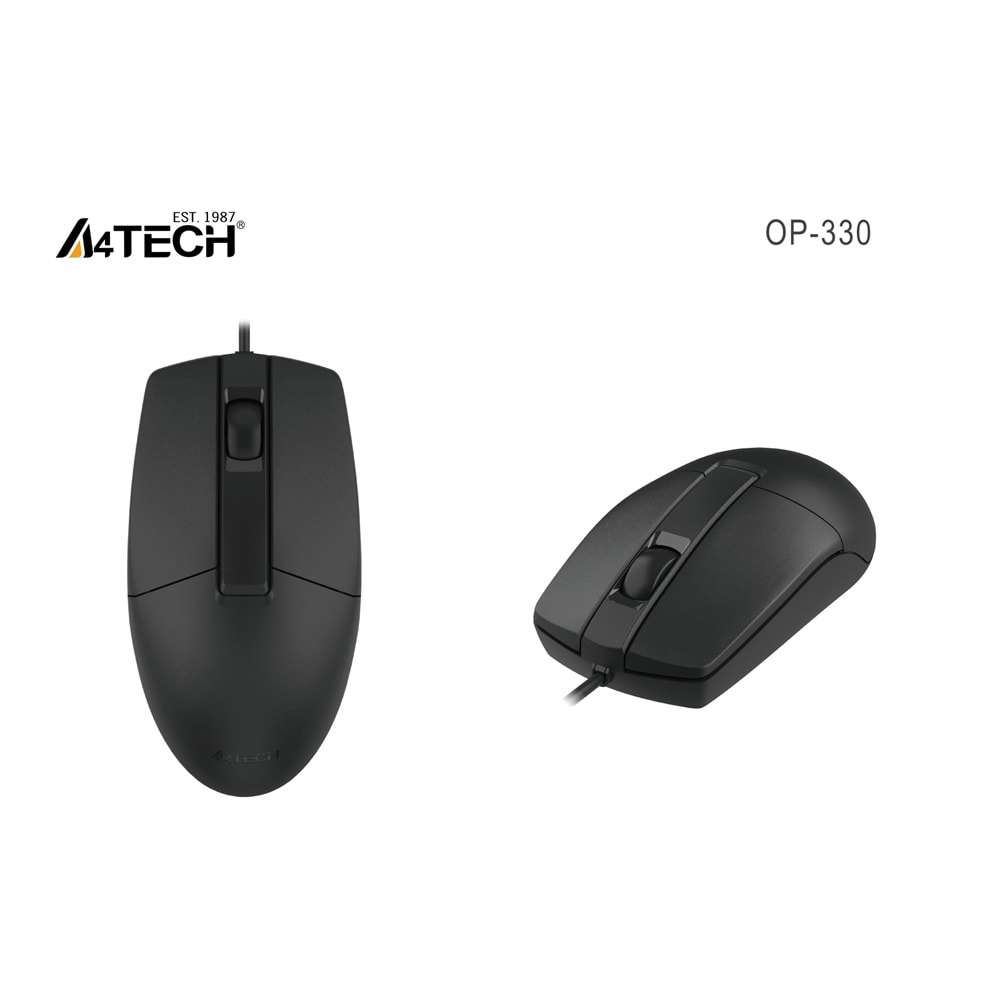 A4 Tech OP-330 USB siyah V-Track mouse