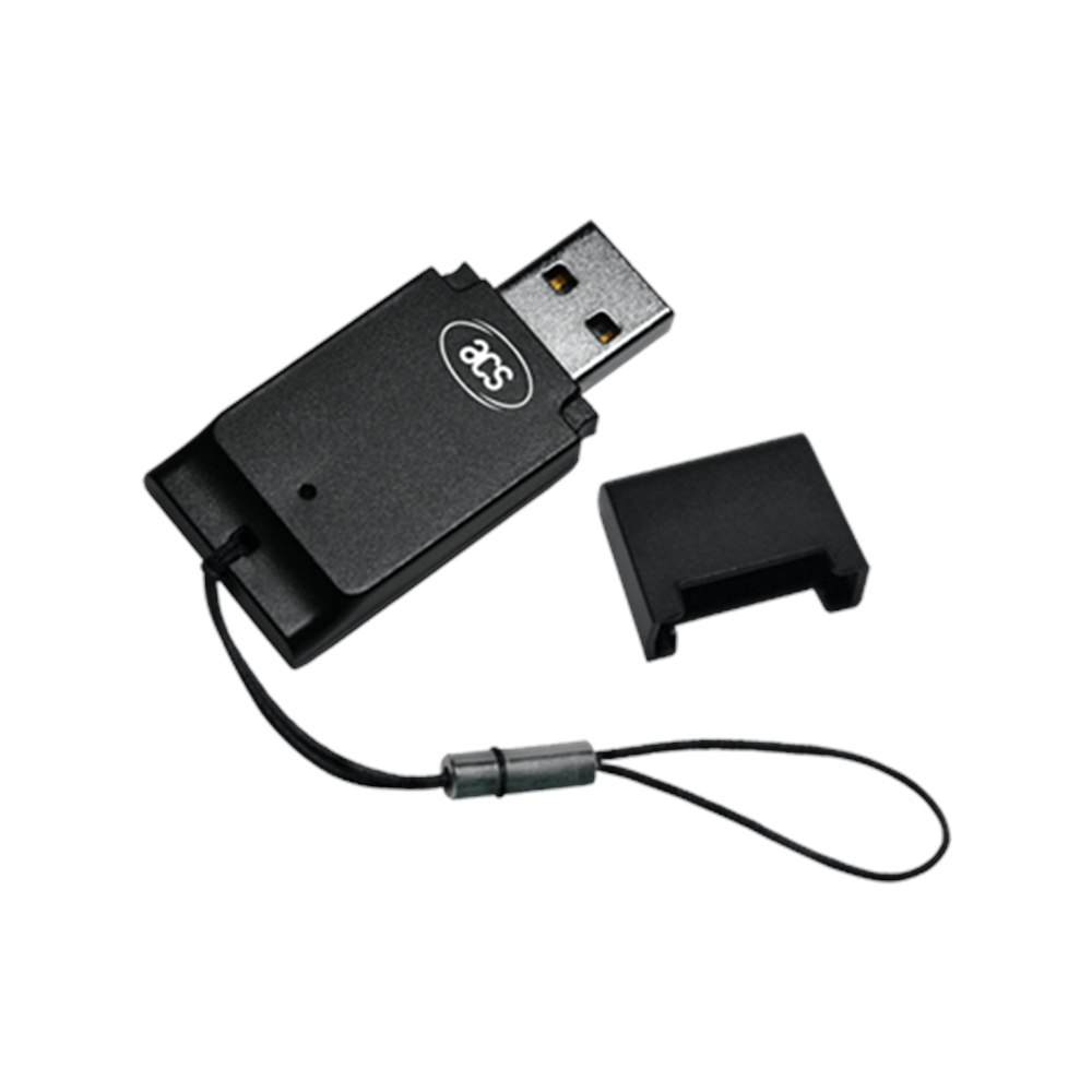 ACS ACR39T-A1 USB Type-A SIM Boyutlu Temaslı E-İmza Akıllı Kart Okuyucu