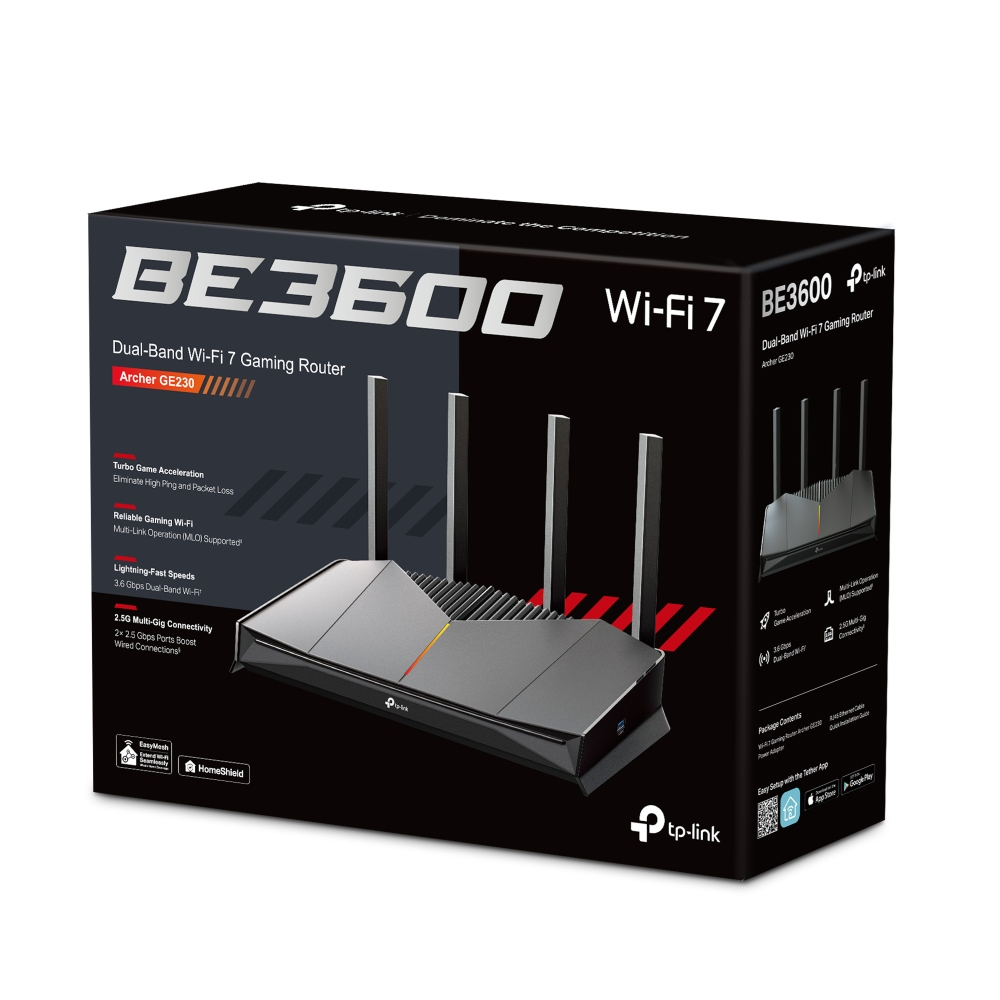 TP-LINK ARCHER GE230 WIFI7 BE3600 Çift Bant Router