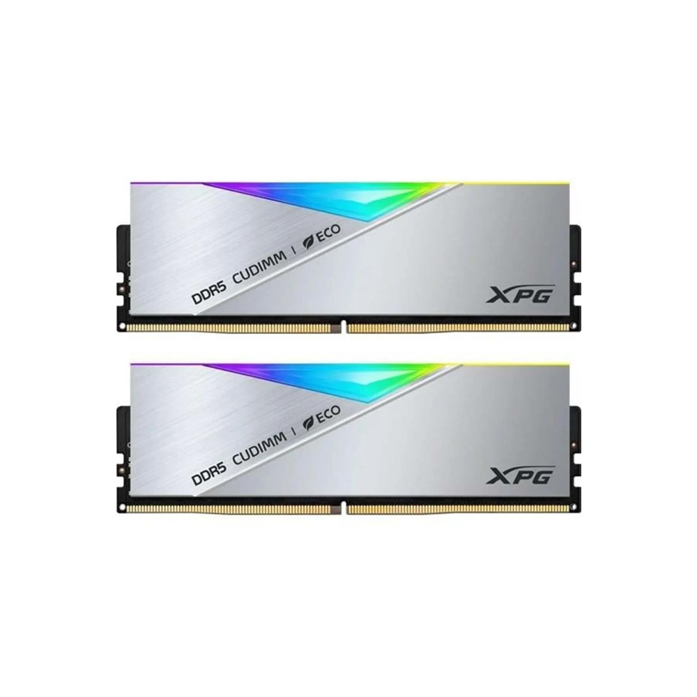 XPG 48GB (2X 24GB) DDR5 CUDIMM 8800MHZ CL42 RGB DUAL KIT PC RAM / LANCER SILVER AX5CU8800C4224G-DCLACRSG