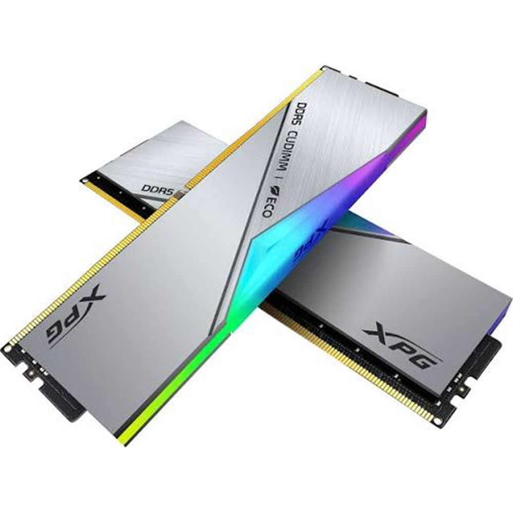 XPG 48GB (2X 24GB) DDR5 CUDIMM 8800MHZ CL42 RGB DUAL KIT PC RAM / LANCER SILVER AX5CU8800C4224G-DCLACRSG