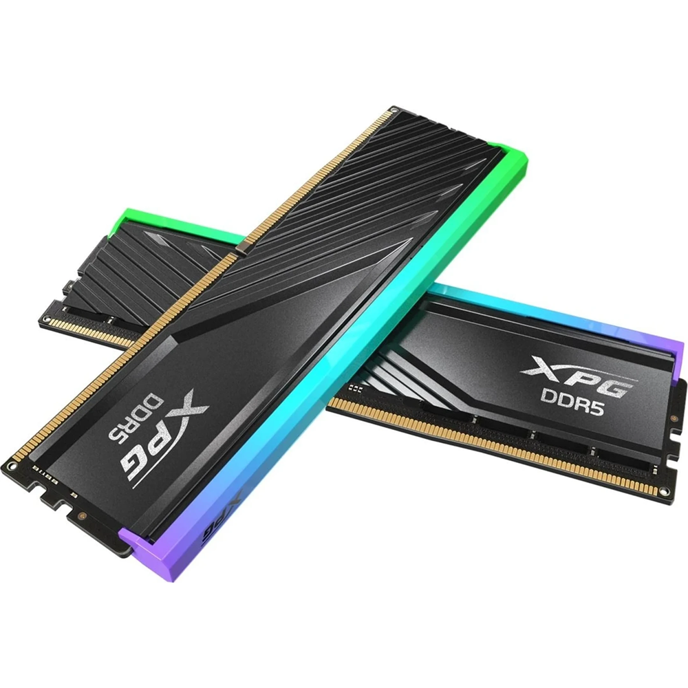 XPG 32GB (2X 16GB) DDR5 6000MHZ CL30 DUAL KIT RGB PC RAM Lancer Blade AX5U6000C3016G-DTLABRBK