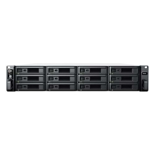 SYNOLOGY RS2423 PLUS RYZEN V1780B-16GB DDR4 ECC UDIMM-12-Diskli Rack Nas Sunucu (Disksiz)