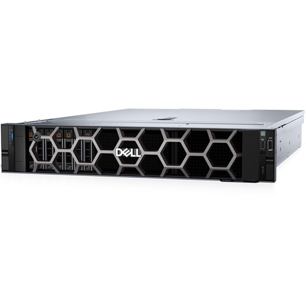 DELL R760XS PER760XS1FLEXI SILVER 4410Y-32GB DDR5 RDIMM-4X960GB SSD-Broadcom 5720 Dual Port 1Gb/H755/İdrac9 16G/Dual-1100W Rack Sunucu