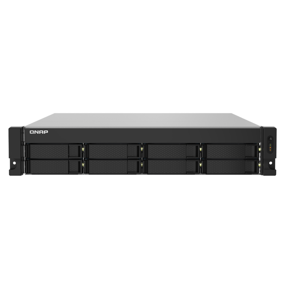 QNAP 8diskli Alpine AL324 QC-8GB RAM-10GbE Rack Nas Server TS-832PXU-RP (43089)