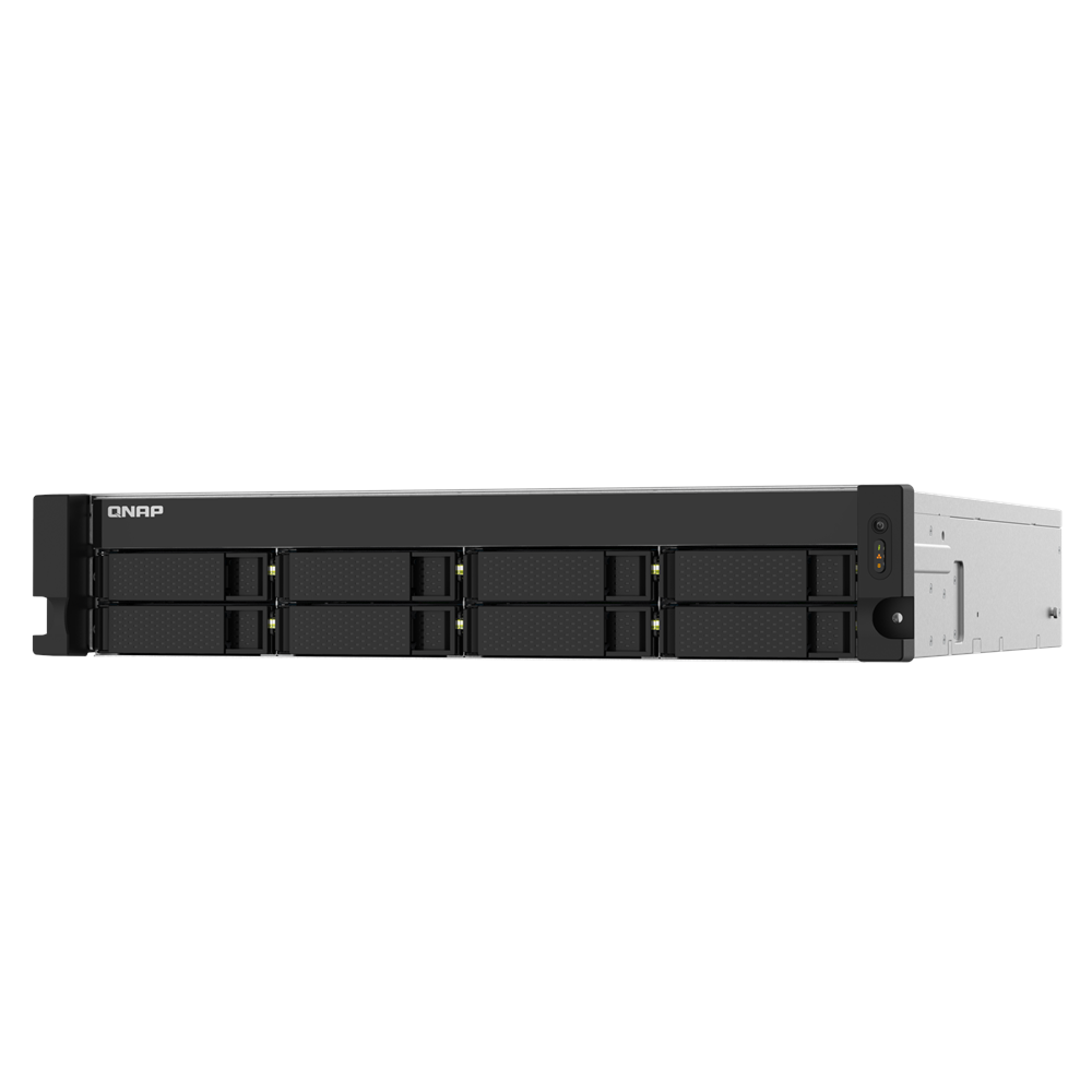 QNAP 8diskli Alpine AL324 QC-8GB RAM-10GbE Rack Nas Server TS-832PXU-RP (43089)