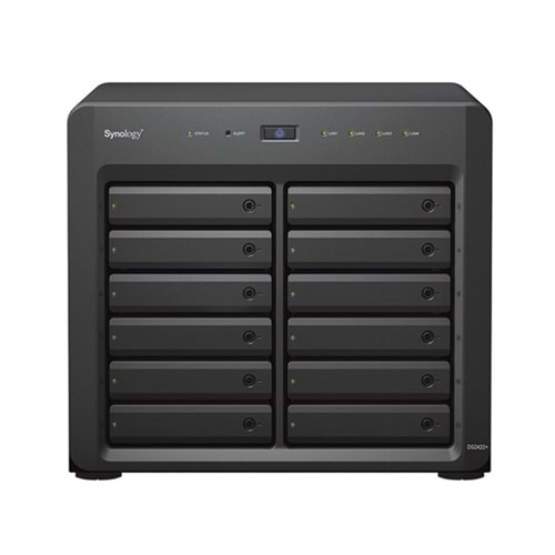 SYNOLOGY 12diskli Ryzen V1500B-16GB RAM-4-Gigabit Nas Server DS2422 PLUS (48134)