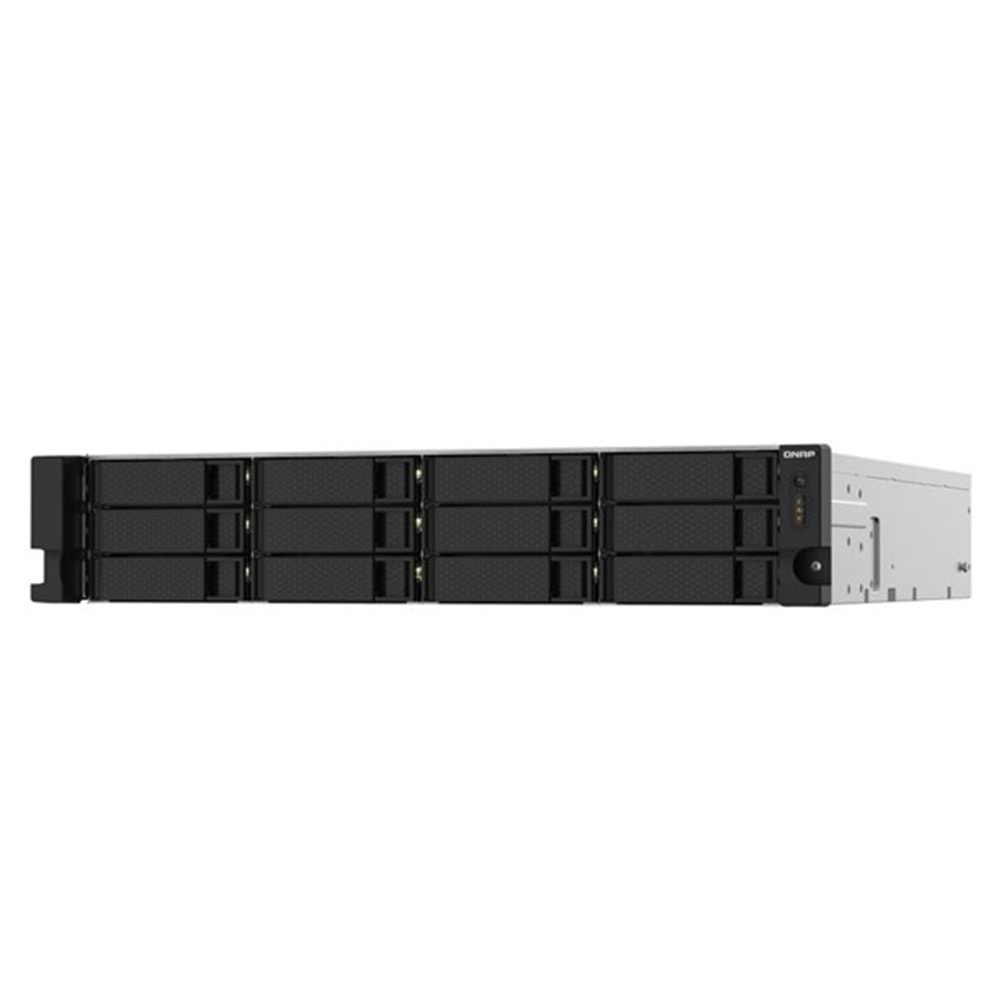 QNAP 12diskli Alpine AL324 QC-8GB RAM-2-10GbE SFP+ Rack Nas Server TS-1232PXU-RP (49231)