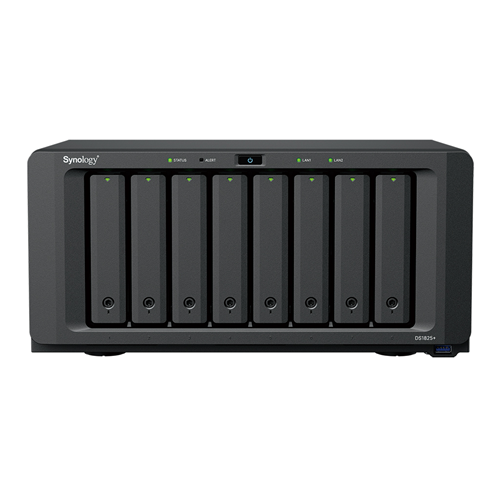 SYNOLOGY 8diskli Ryzen V1500B 32GB RAM-2-GbE Nas Server DS1825 PLUS (52732)