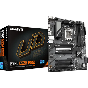 GIGABYTE B760 DS3H GEN5 DDR5 HDMI-DP TYPEC PCIE 4.0 1700p ATX