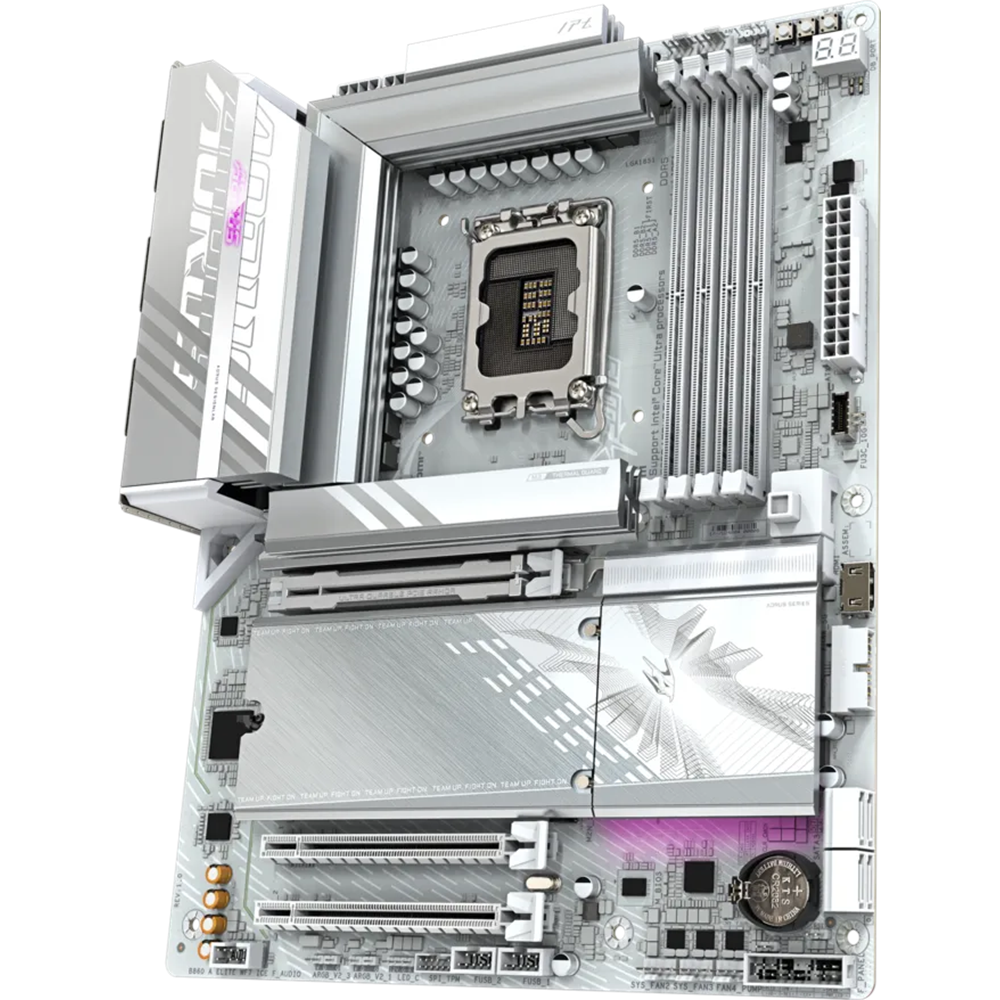 GIGABYTE B860 AORUS ELITE WIFI7 ICE WIFI7 DDR5 HDMI-DP TYPEC PCIE 5.0 1851p ATX BEYAZ