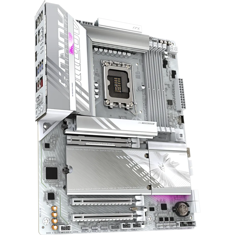GIGABYTE B860 AORUS ELITE WIFI7 ICE WIFI7 DDR5 HDMI-DP TYPEC PCIE 5.0 1851p ATX BEYAZ