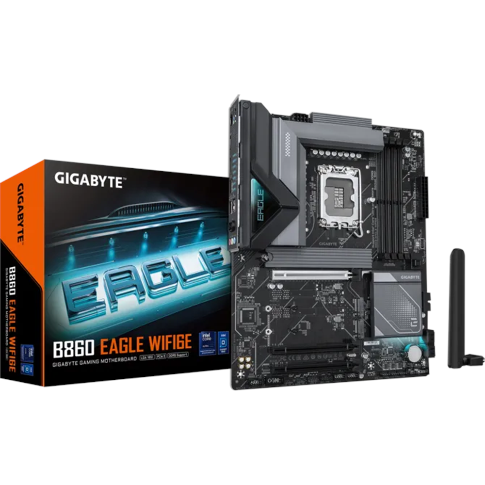 GIGABYTE B860 EAGLE WIFI6E DDR5 HDMI-DP TYPEC PCIE 5.0 1851p ATX