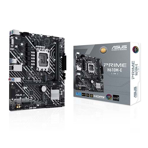 ASUS PRIME H610M-E-CSM DDR5 HDMI-DP PCIE 4.0 1700p mATX Kurumsal Anakart