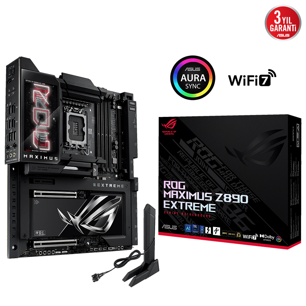 ASUS ROG MAXIMUS Z890 EXTREME WIFI7 DDR5 HDMI-THUNDERBOLT5 TYPEC PCIE 5.0 1851p ATX