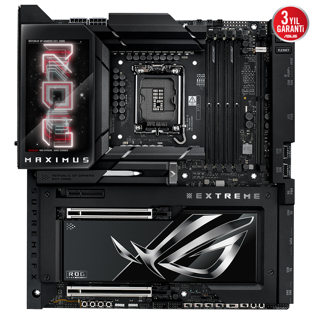 ASUS ROG MAXIMUS Z890 EXTREME WIFI7 DDR5 HDMI-THUNDERBOLT5 TYPEC PCIE 5.0 1851p ATX