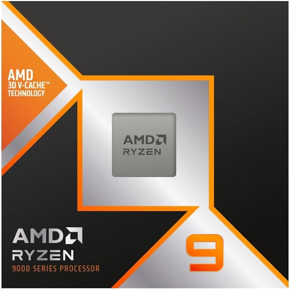 AMD RYZEN 9 9950X3D 144MB 16çekirdekli O/B UHD AM5 170w Kutulu+Fansız