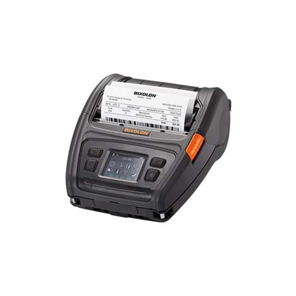 BIXOLON 203dpi XM7-40iK 104mm 127mm/sn Bluetooth USB Taşınabilir Barkod Etiket Yazıcı