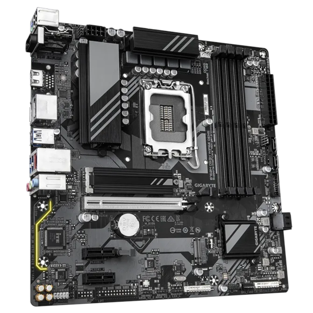 GIGABYTE B760M DS3H WIFI6E GEN5 DDR5 HDMI-DP PCIE 4.0 mATX