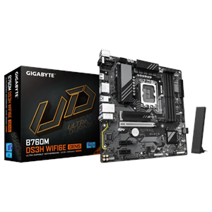 GIGABYTE B760M DS3H WIFI6E GEN5 DDR5 HDMI-DP PCIE 4.0 mATX