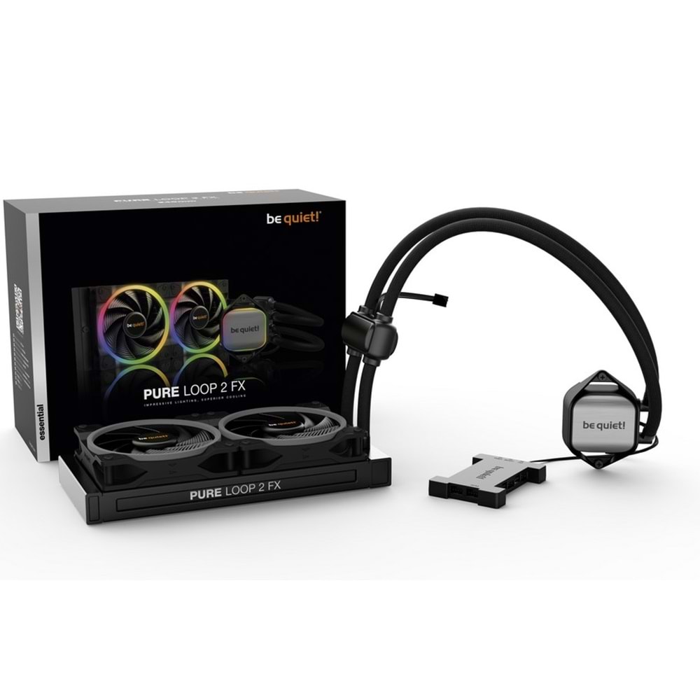 BEQUIET 240MM PURE LOOP 2 FX BW013 ARGB AM4-1700p Sıvı Soğutmalı İşlemci Fanı