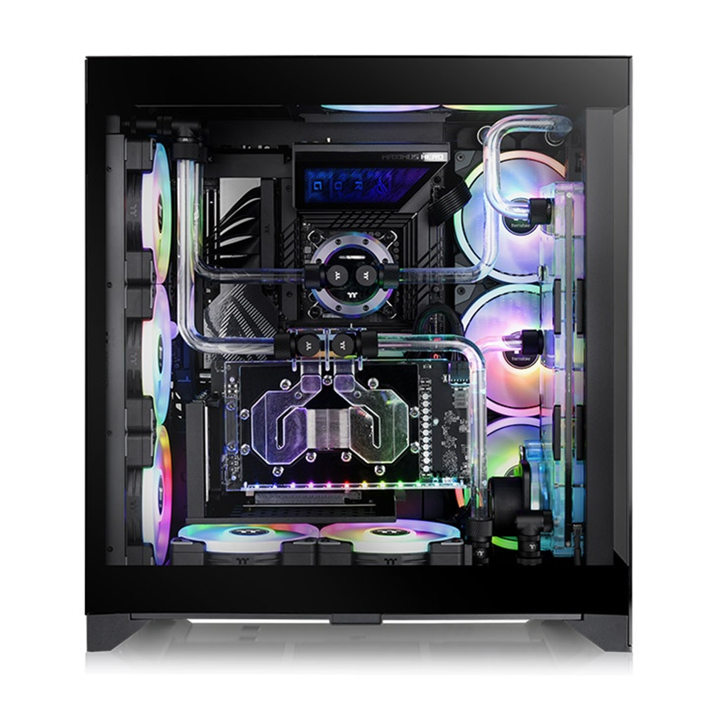 THERMALTAKE CTE E600 TG CA-1Y3-00M1WN-00 PCIe 4.0 Riser Kablolu Gaming Mid-Tower PC Kasası