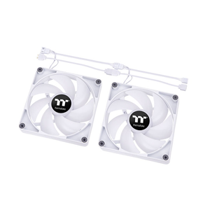 THERMALTAKE 120MM CT120 CL-F153-PL12SW-A ARGB Beyaz Kasa Fanı 2'li Set 