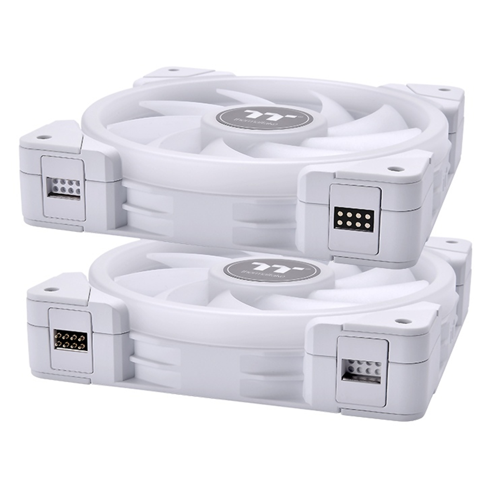 THERMALTAKE 120MM SWAFAN EX12 ARGB Kasa Fanı+Kontrolcü 3'lü set beyaz
