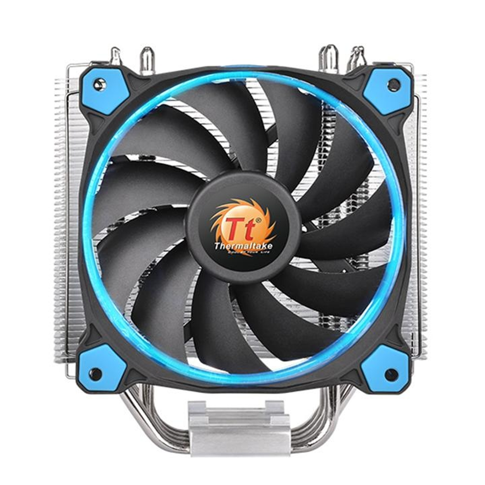 THERMALTAKE Riing Silent CL-P022-AL12BU-A Mavi Ledli AM4-2066p Hava Soğutmalı İşlemci Fanı 150w