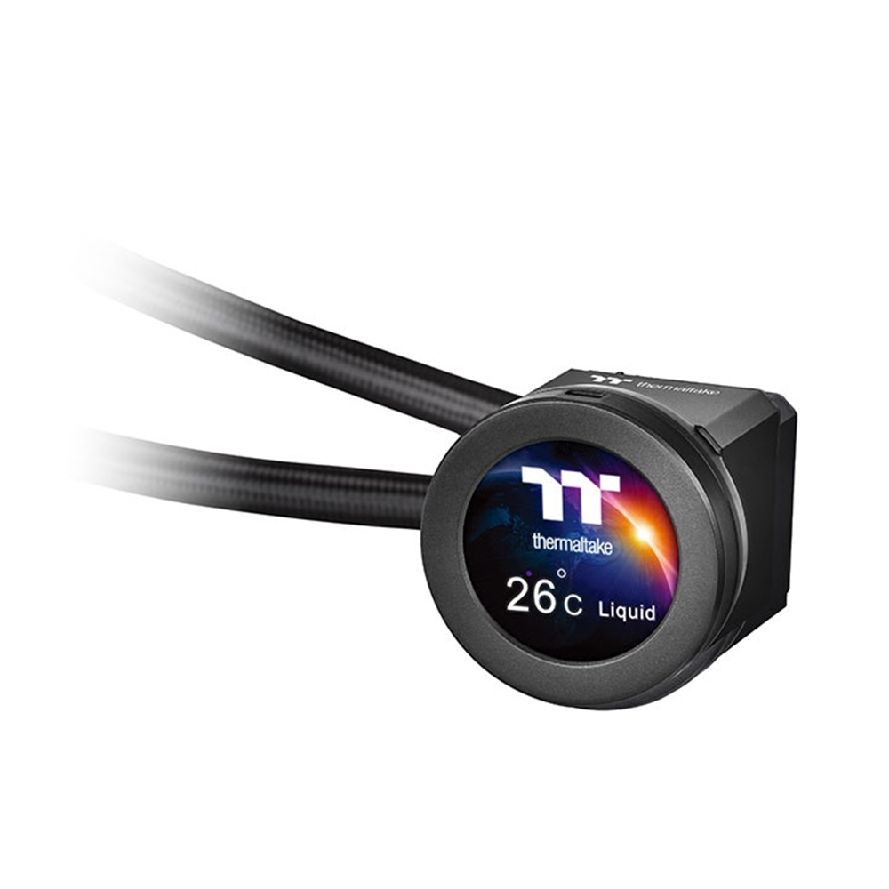 THERMALTAKE 240MM LCD TOUGHLIQUID ULTRA 240 CL-W322-PL12GM-B RGB AM4-1700p Sıvı Soğutmalı İşlemci Fanı