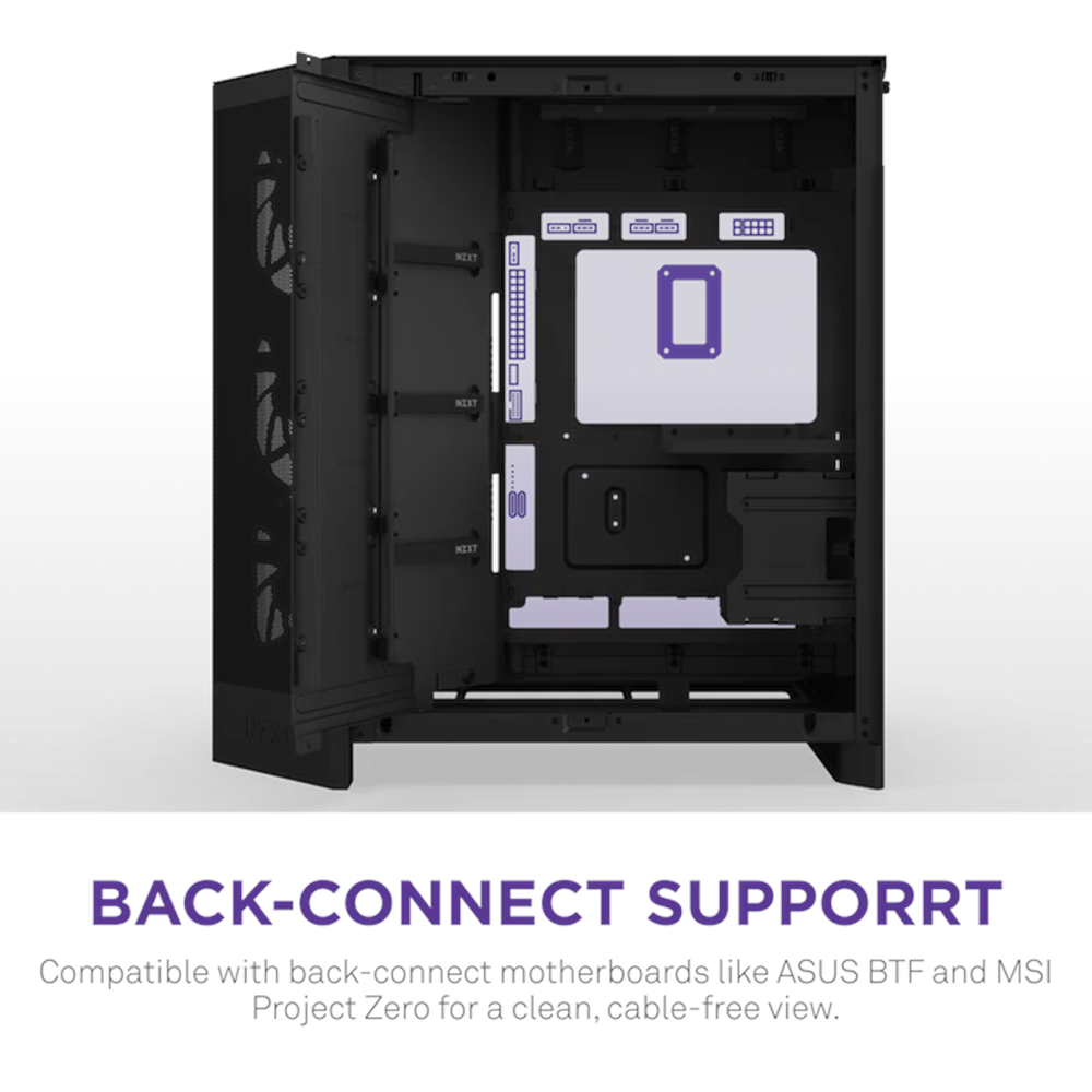 NZXT H9 FLOW CM-H92FB-01 Gaming Mid Tower PC Kasası 