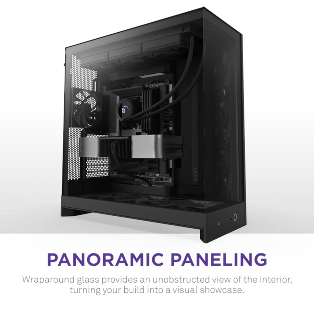NZXT H9 FLOW CM-H92FB-01 Gaming Mid Tower PC Kasası 