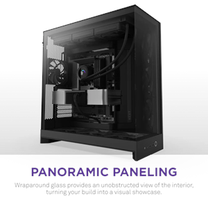 NZXT H9 FLOW CM-H92FB-01 Gaming Mid Tower PC Kasası 