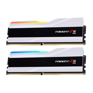 GSKILL 32GB (2X 16GB) DDR5 6400MHZ CL32 RGB DUAL KIT PC RAM BEYAZ TRIDENT Z5 F5-6400J3239G16GX2-TZ5RW