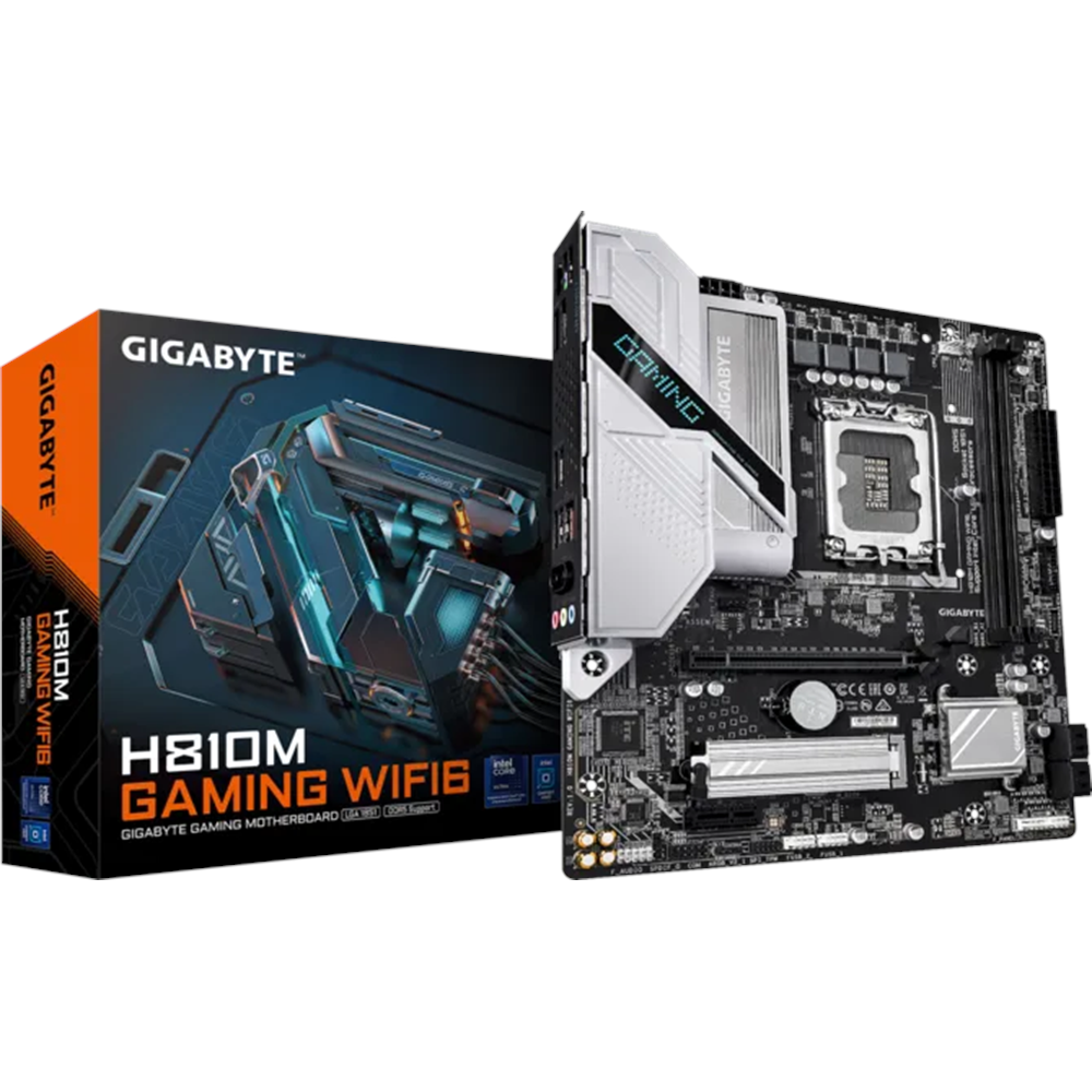 GIGABYTE H810M GAMING WIIFI6 HDMI-DP PCIE 4.0 1851p mATX