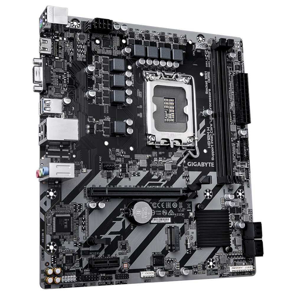 GIGABYTE H810M-H DDR5 HDMI PCIE 4.0 1851p mATX